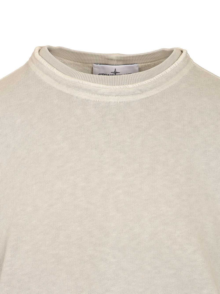 Stone Island Sweatshirt In Malfilé Cotton Sweatshirts - Grey | aa923e391aabdc415f3477633e869bb48c07a89f