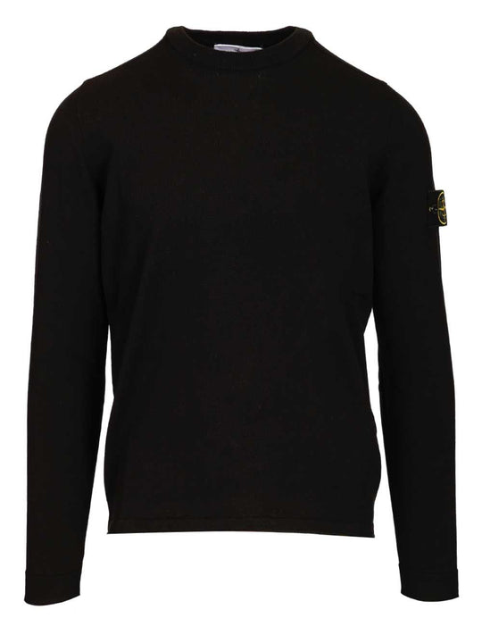 Lightweight Organic Cotton Sweater Knitwear Black