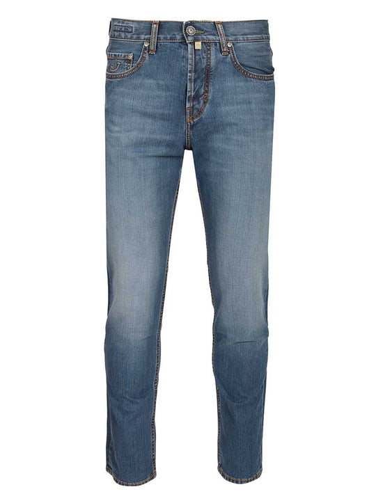 Five-Pocket Trousers Jeans Light Blue