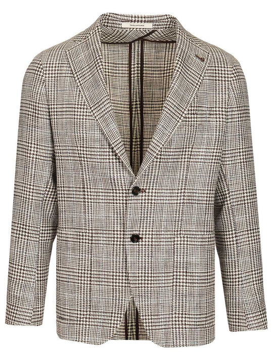 Monte Carlo Prince Of Wales Blazer Jackets Brown