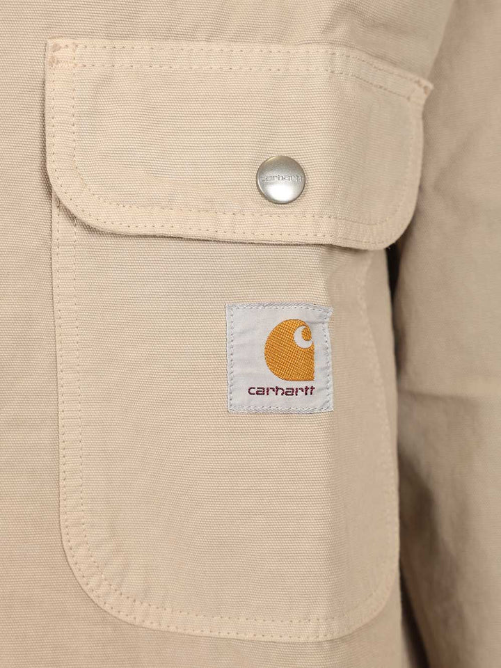 Carhartt Wip Prescott Shirt Jacket Shirts - Grey | cc44b331e403671c377d52bd6dde6e206ddb4f7f