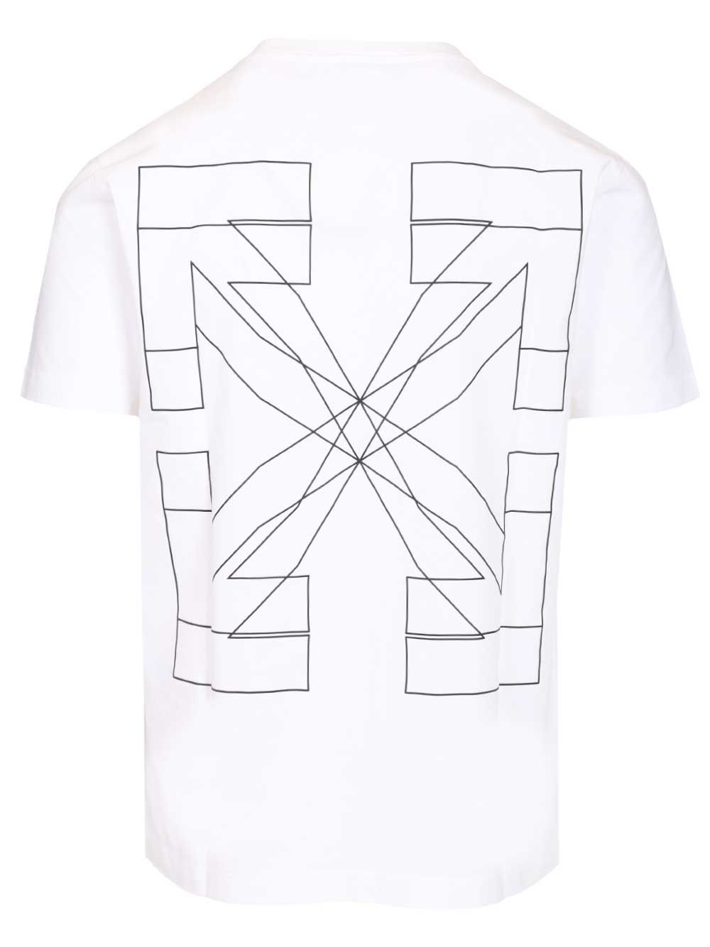 Off-White Outline Double Arrow Slim T-Shirt - White | d92d4f6da6cb68515a71c639d68f2a9fc4359242