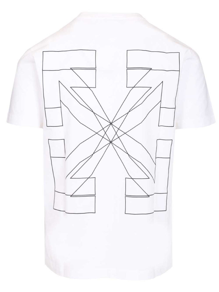 Off-White Outline Double Arrow Slim T-Shirt - White | d92d4f6da6cb68515a71c639d68f2a9fc4359242