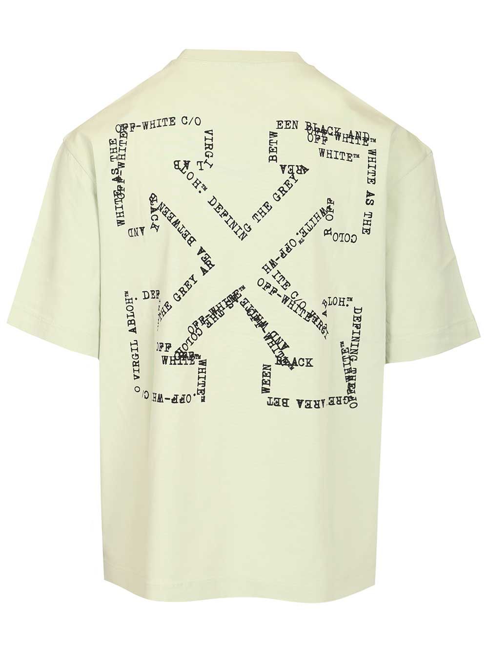 Off-White Type Arrow Skate T-Shirt - Green | 4f108dfac3b56dab35c628080b3d61b97c1d1d30