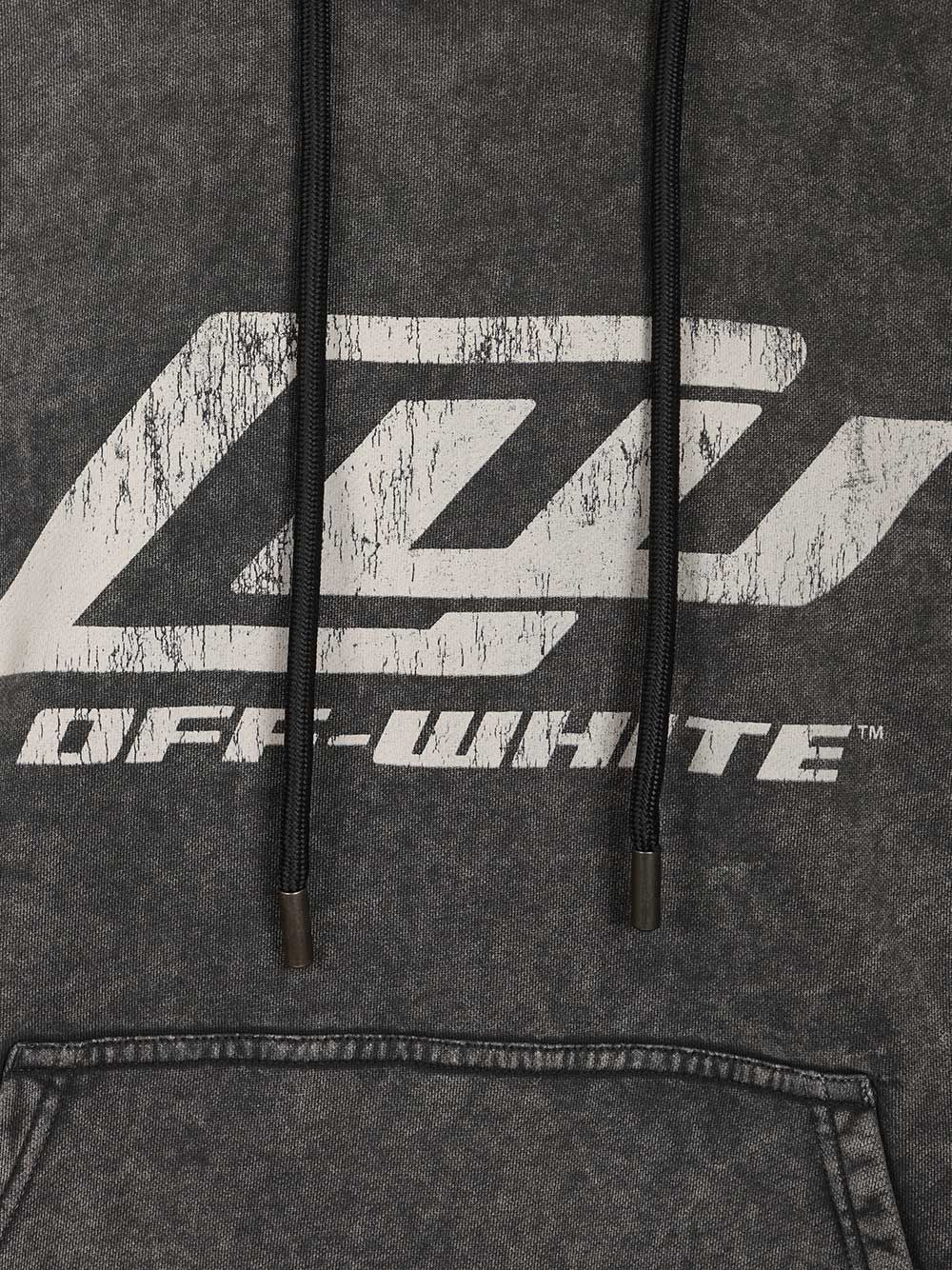 Off-White Racing Skate Hoodie Sweatshirts - Black | 2c2ec3377debd141cc74bd13327b96f458c7a065