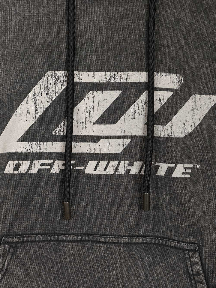 Off-White Racing Skate Hoodie Sweatshirts - Black | 2c2ec3377debd141cc74bd13327b96f458c7a065