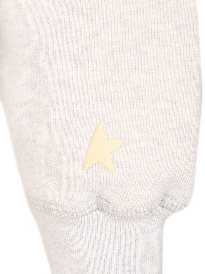 Golden Goose Deluxe Brand Star Crop Sweatshirt Sweatshirts - Grey | b80f87c159feb7dceb6c9c6810826892d65568cb