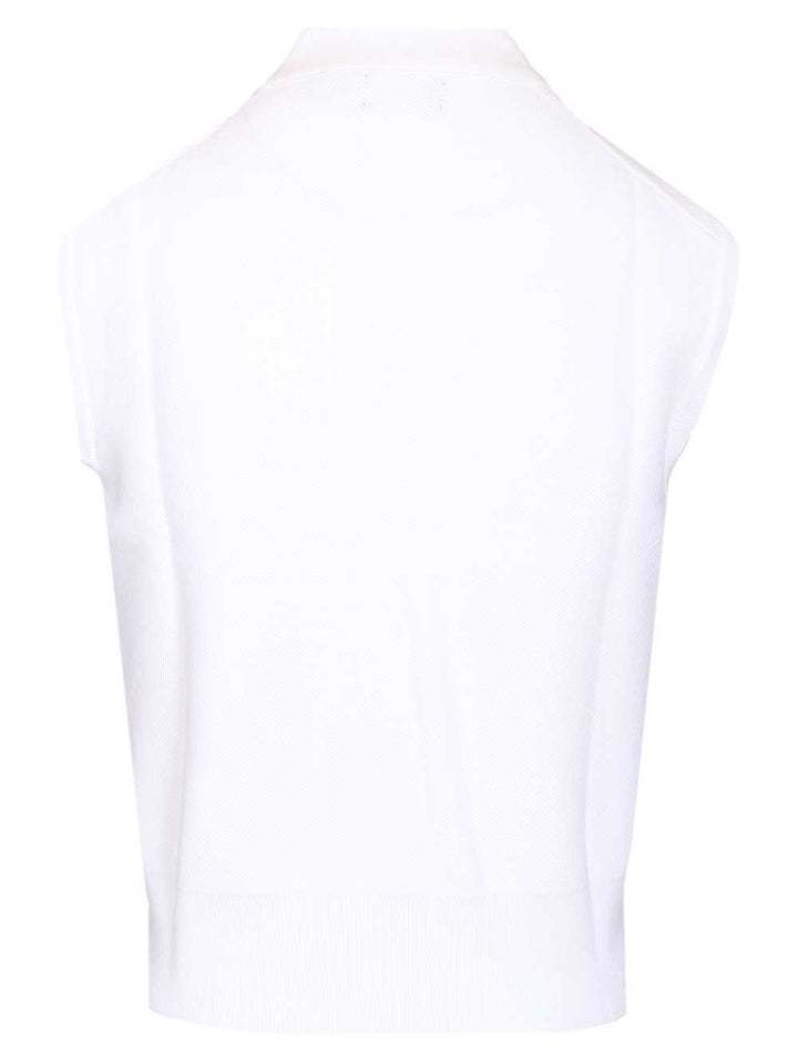 Polo Ralph Lauren Short-Cut Sleeveless Polo shirt - White | 741eace94825cea35d03eca07b42d1faf3afd052