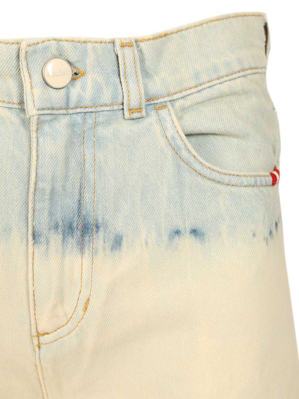 Amish Colette Superwide Jeans - Beige | 0cd05aed4bddb68e4cef9390311616e51993a0b2