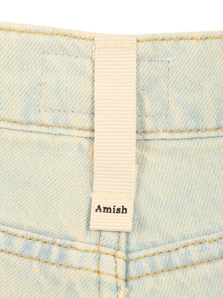 Amish Colette Superwide Jeans - Beige | 2d5c8ab50eb4bd86646a9cde05bdccf9bedd1537