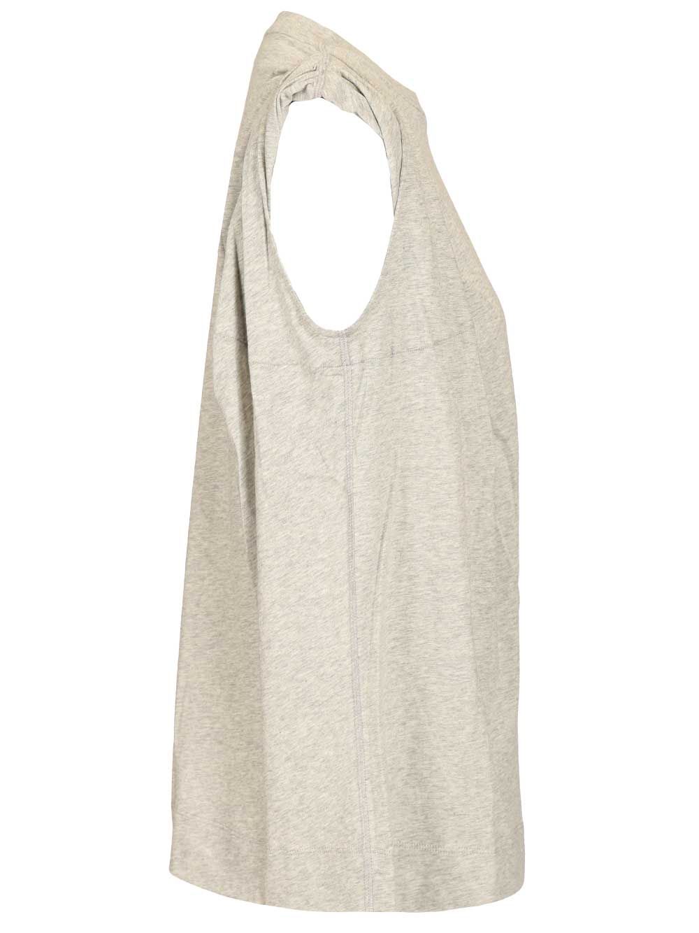 Dries Van Noten Hutty Jersey Top Tops - Grey | 78db85aa3299be02fcf56b354693fe45d3de94b6
