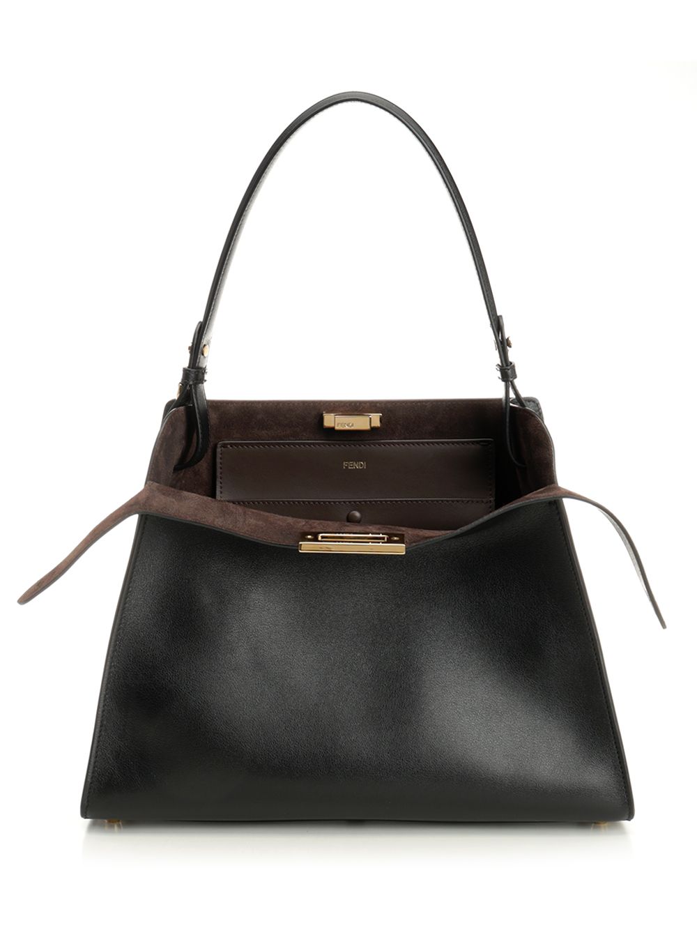 Fendi Fendi Way Medium Shoulder Bags - Black | 7007ce1be193b73059e7f16457383dfb51d1eead