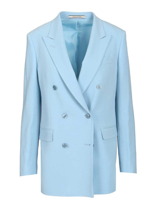 Oversized Blazer Jackets Light Blue