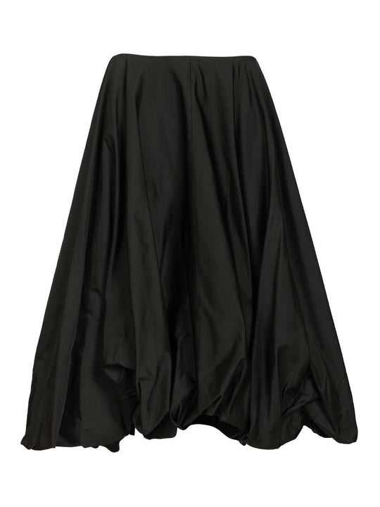 Look 5 - Ballon Skirt In Technical Taffeta Skirts Black