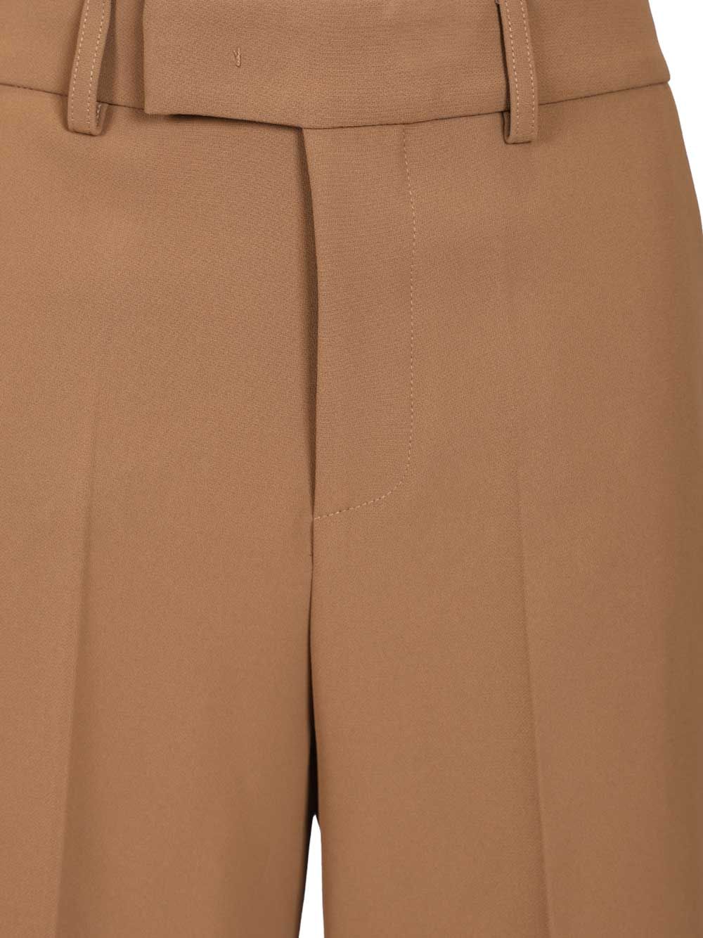 Federica Tosi Cady Bermuda Shorts Trousers - Beige | 8ea3b9b73e9de7a70fd4b49084ad7e99675fa158