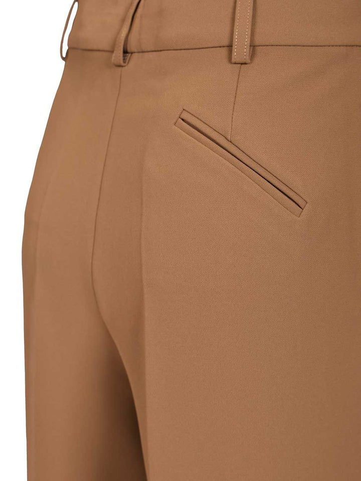 Federica Tosi Cady Bermuda Shorts Trousers - Beige | 324ce2ed8cfbba2edc6328e6160b55ce681cbadf