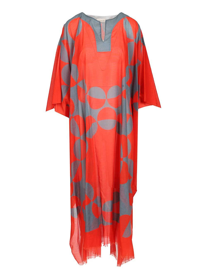 Dries Van Noten Cotton Kaftan With Geometric Print Swimwear - Multicolor | ff64391870180ce3f81f4461526a784e4da00814