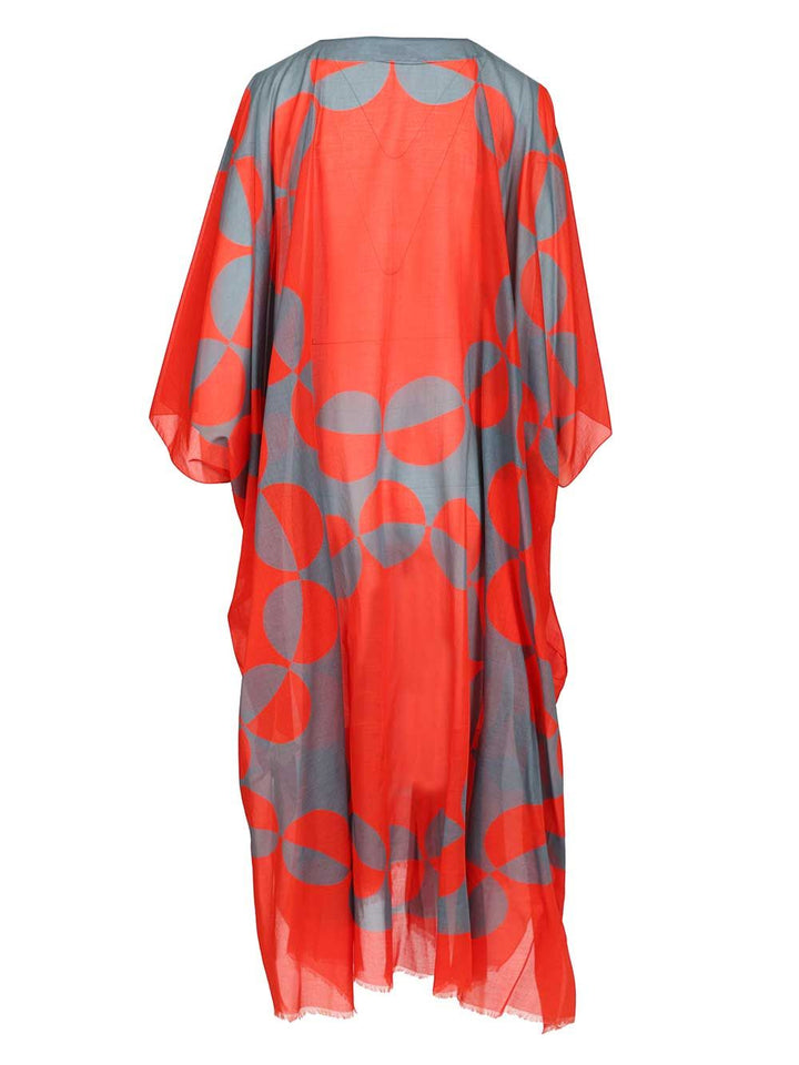 Dries Van Noten Cotton Kaftan With Geometric Print Swimwear - Multicolor | 7e8679d0796169b45e31cf4f4b10ab729a1d7a38
