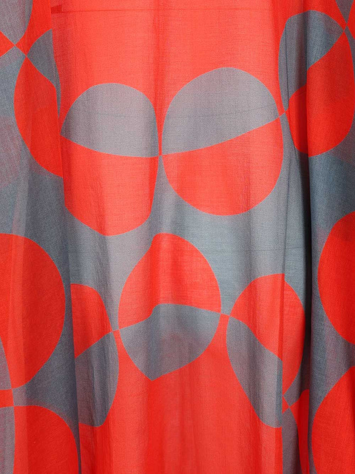 Dries Van Noten Cotton Kaftan With Geometric Print Swimwear - Multicolor | 81abe637bbefffe0dcf0ddd4df01a92669b0bf5c