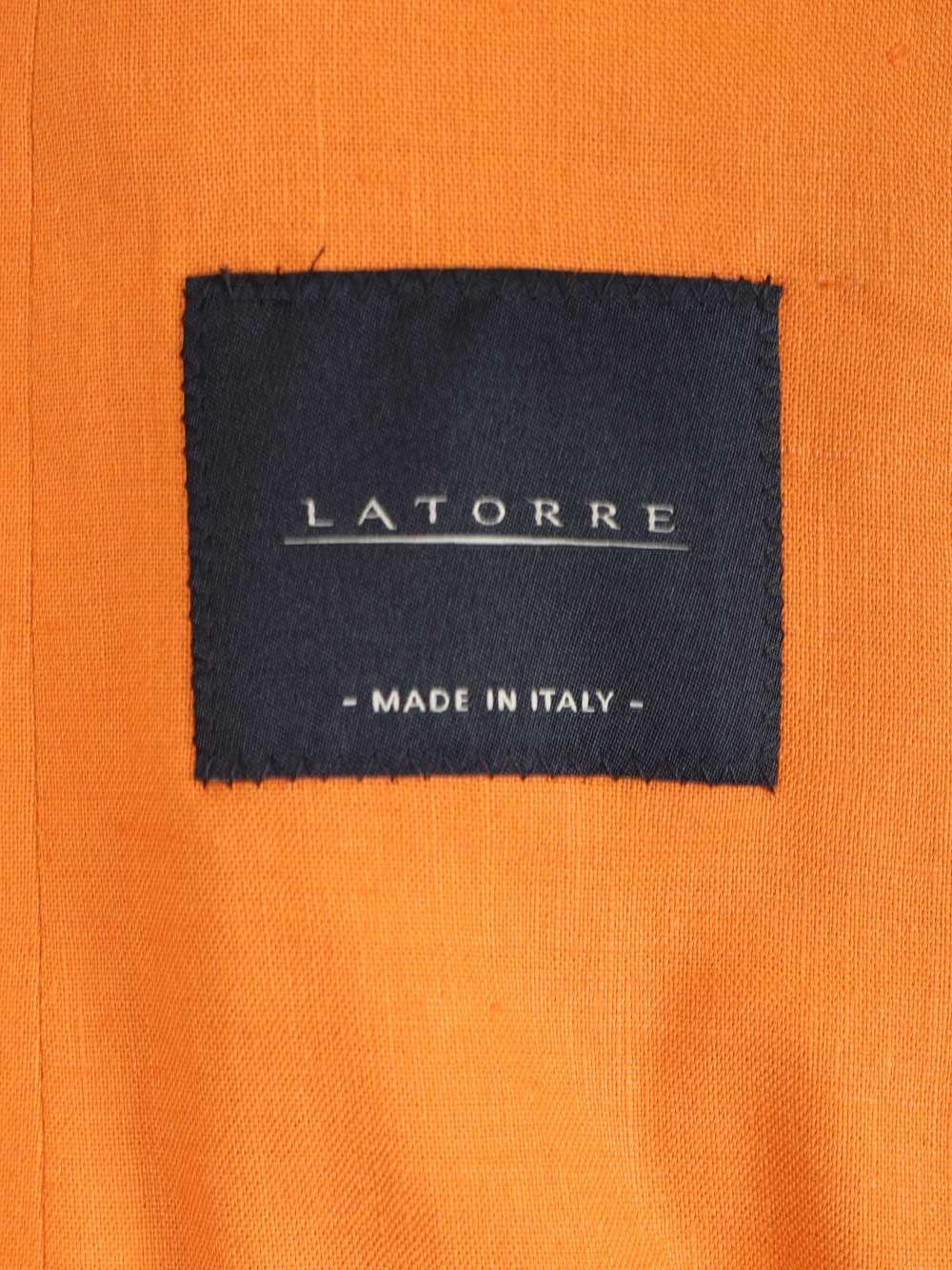 Latorre Single-Breasted Linen Blend Blazer Jackets - Orange | db4602a5e7134757be07c096728cbdf410c6db16