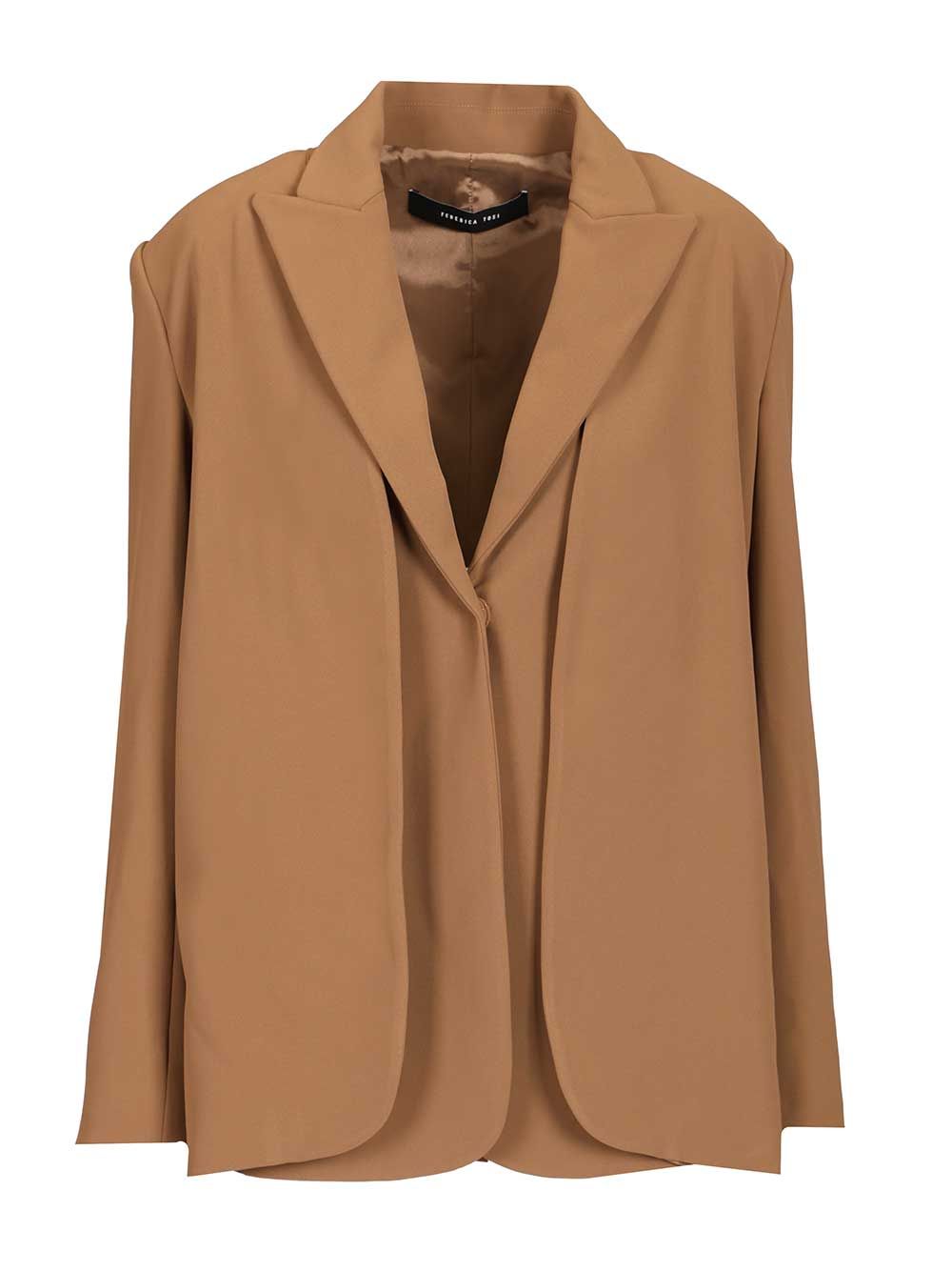 Federica Tosi Cady Blazer With Gilet Jackets - Beige | aa6b12d069625f02506f2a6ddf25e4b8866bf1ea