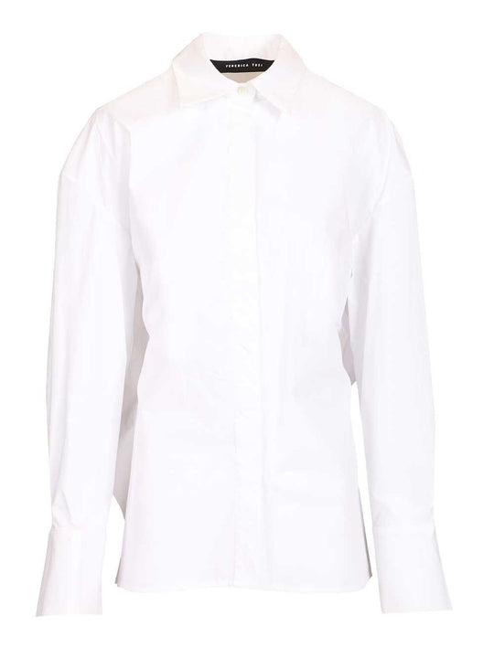 Cropped Shirt Shirts White