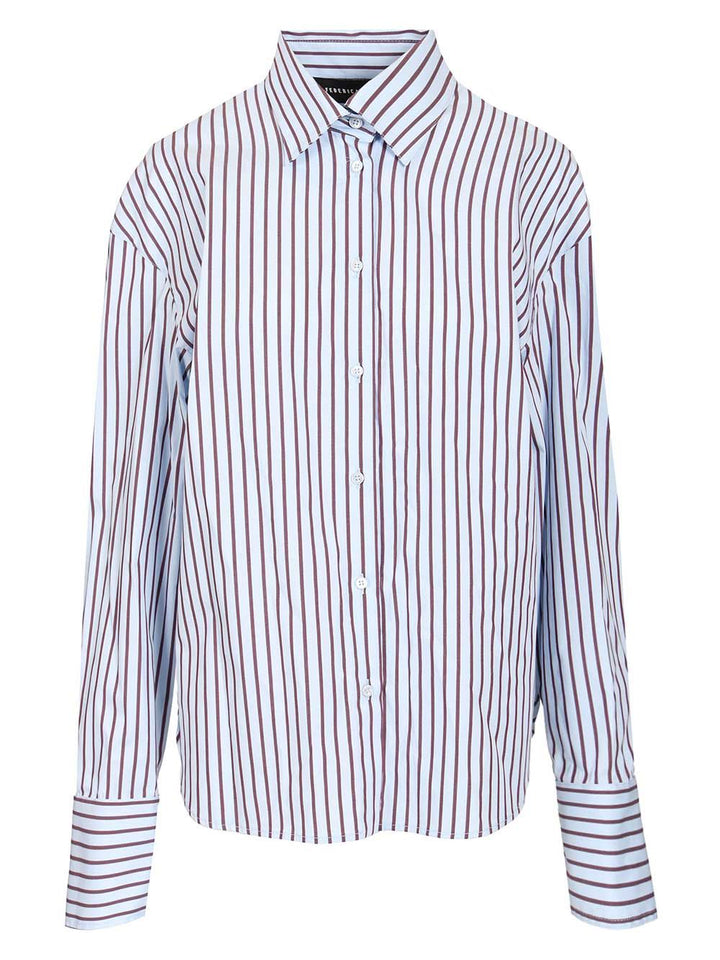 Federica Tosi Camicia Popeline Righe Shirts - Multicolor | 48aa579651e80d5b693bff1659d14c03300d76b1
