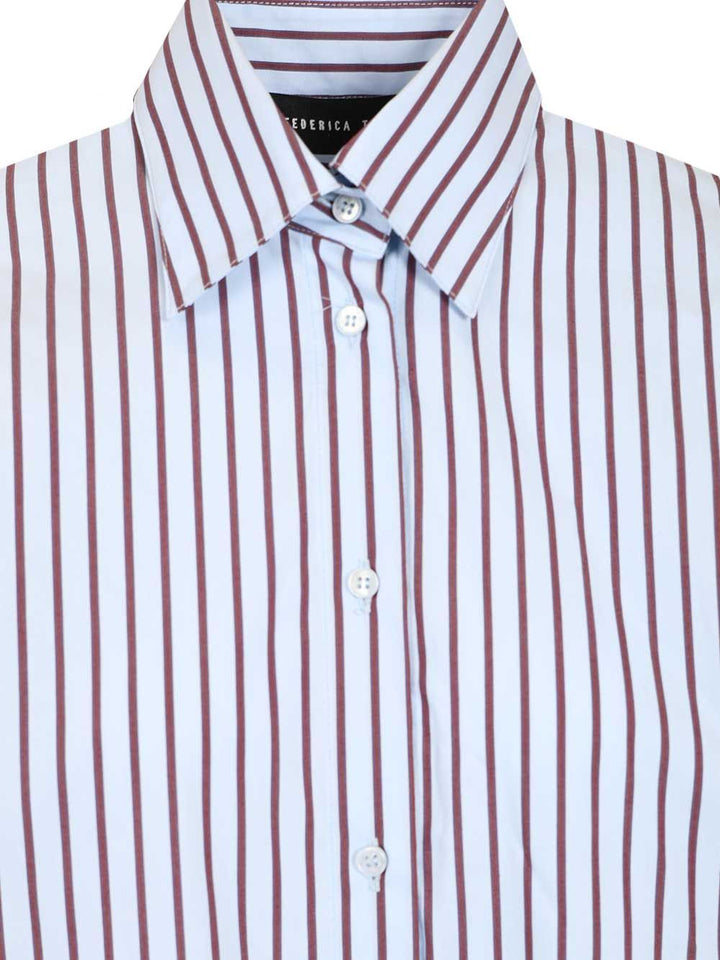 Federica Tosi Camicia Popeline Righe Shirts - Multicolor | 2abb44386768f237b7795fe13ec85ab62fc81a74