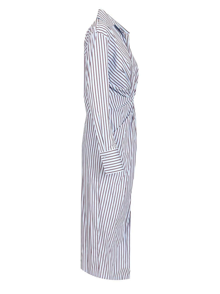 Federica Tosi Midi Dress With Knot Dresses - Multicolor | b8a1b4c42154bc7ff9db83573f832777f92cd3cd