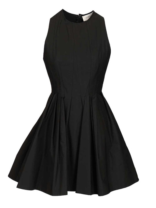 Ara Sleeveless Washed Cotton Mini Dress Dresses Black