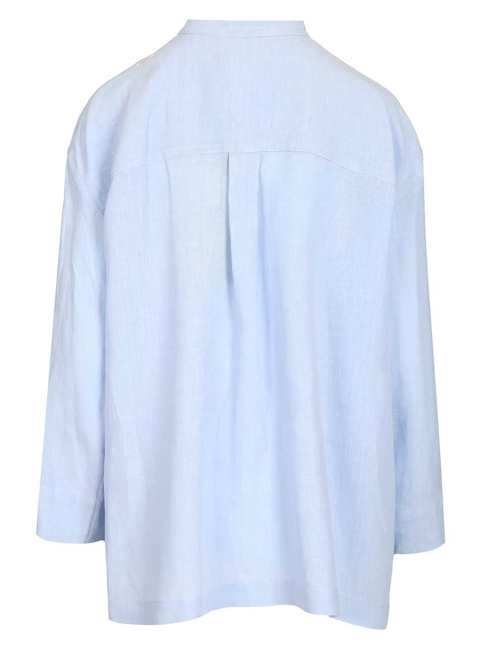 'S Max Mara Linen Shirt Shirts - Light blue | bd7d6562e1097ee8a8e2d95a92574212d3f126c8