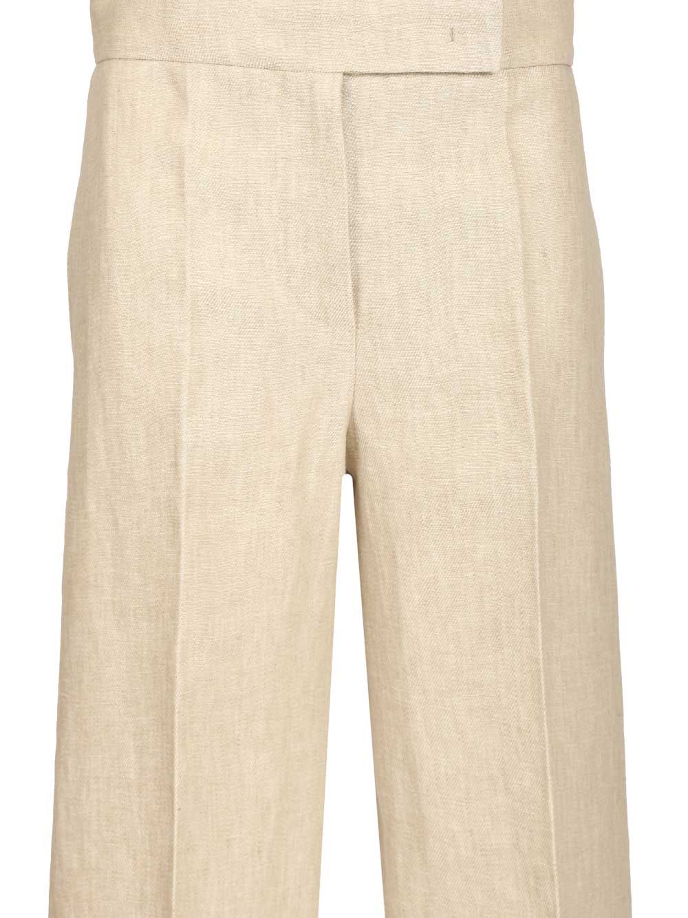 Max Mara Ginnico Trousers - Beige | 11a367f6c0773d6b147b1d54bdf7f04777fa648c
