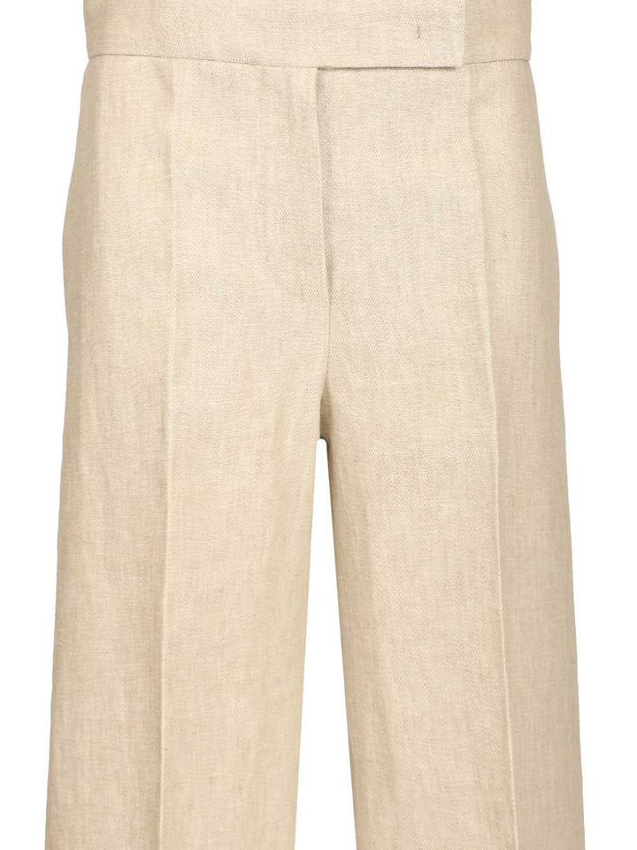 Max Mara Ginnico Trousers - Beige | 11a367f6c0773d6b147b1d54bdf7f04777fa648c