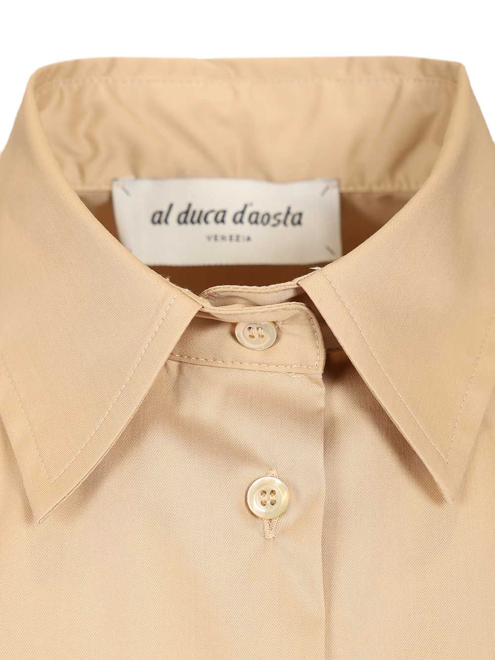 Al Duca D'Aosta Camicia Mm Shirts - Beige | 71c627fed32d97ce7176345870845c62a800630e