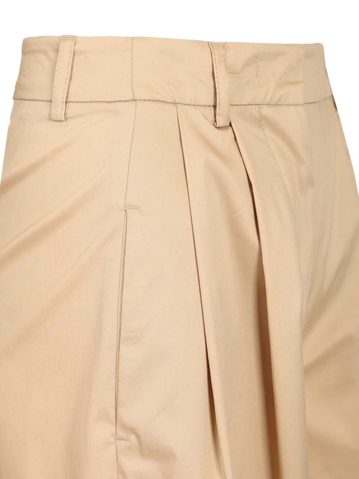 Al Duca D'Aosta Poplin Trousers - Beige | ef25f1923738e3befcf1630f087634e8fb41417b