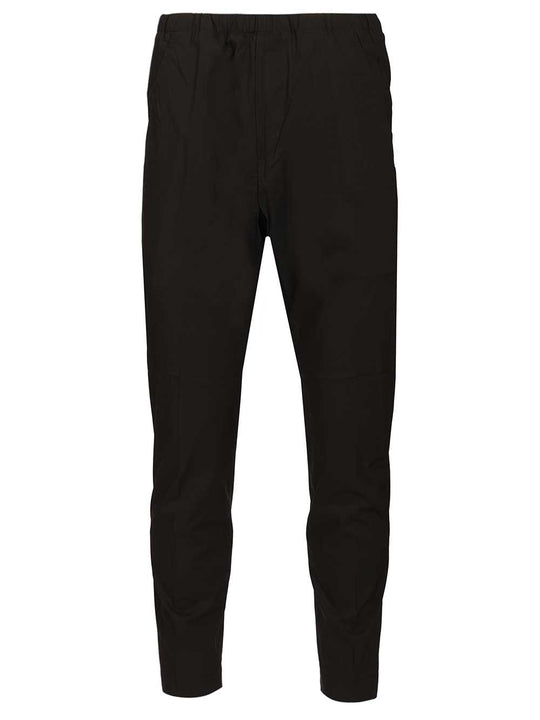 Technical Poplin Trousers Black