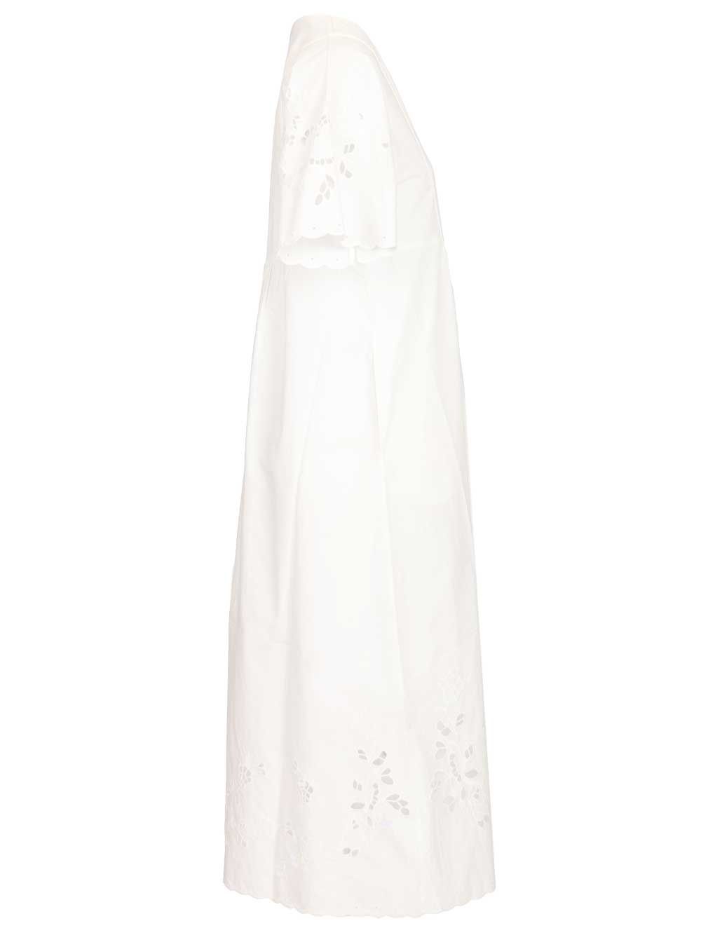 Weekend Max Mara Cotton Jersey And Poplin Dress Dresses - White | b74cc36093bc7928f40d22ce2207a69da45e9dda