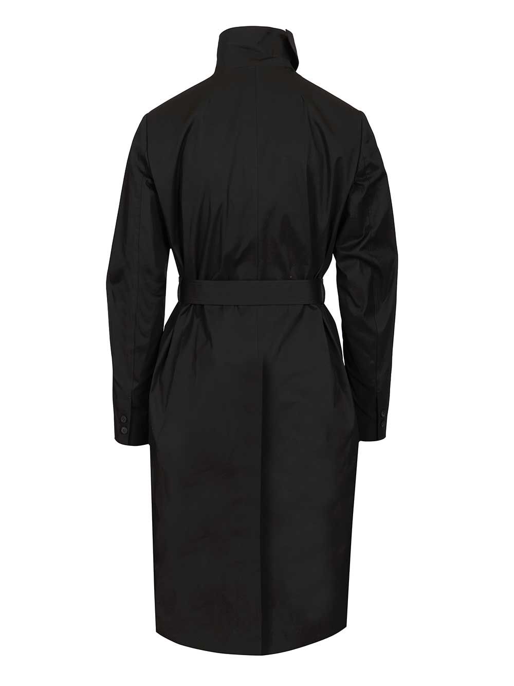 Rick Owens Temple Mastodon Trench Coat Coats - Black | 18a2b6b021a9b43ff60921da9f23e33eaff0dc1e