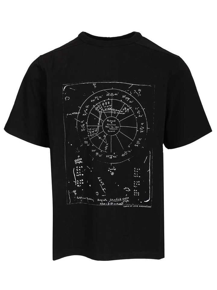 Rick Owens Brad  In Black Cotton Jersey T-Shirt - Black | d48083db246b6ea559b6aac8d065b9c82e498dbf