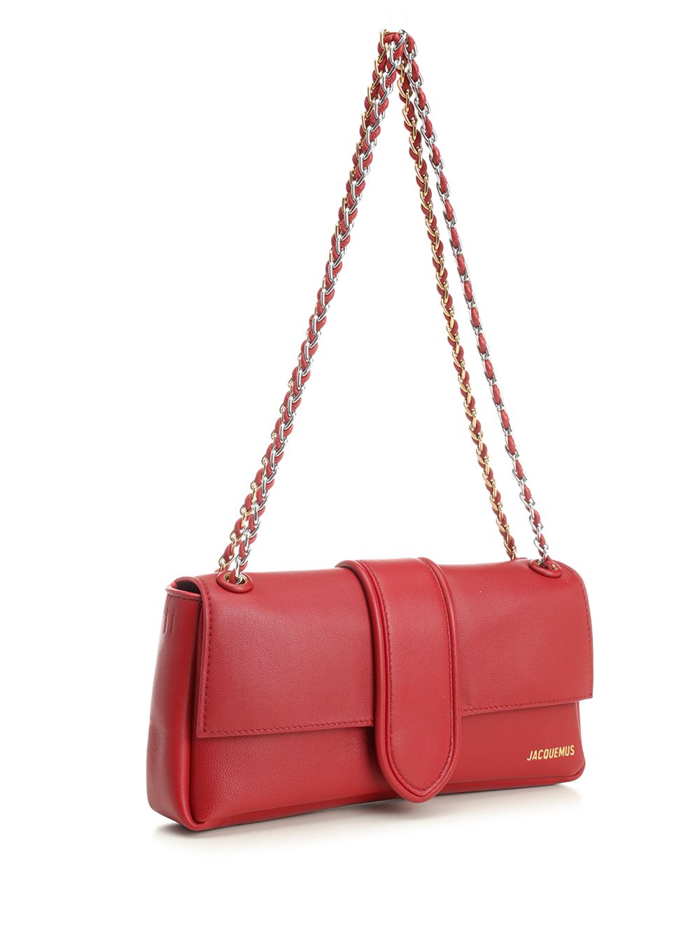 Jacquemus Bambino Chaine Shoulder Bags - Red | 2aabb2dfd54e9bfefb969ad4d3860bdc14bf5018