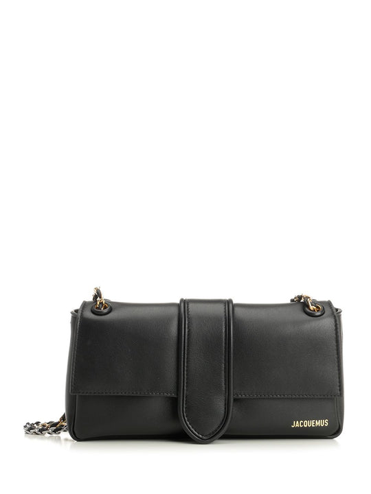 Le Bambino Chaine Shoulder Bags Black