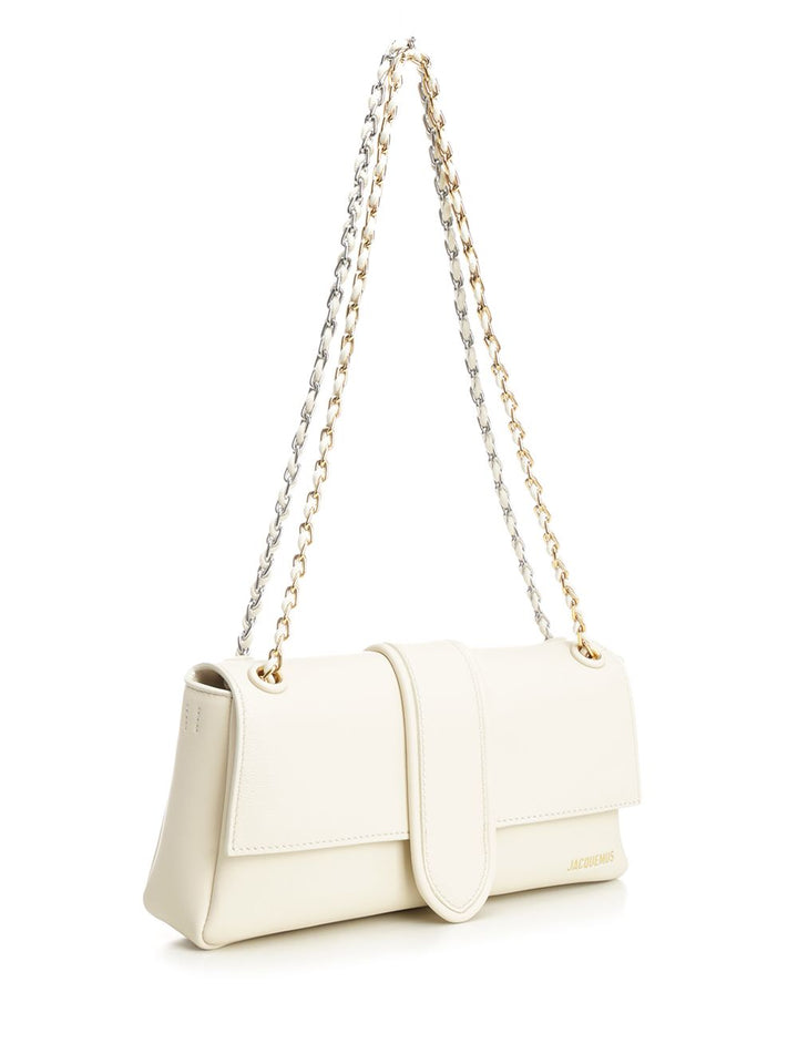 Jacquemus Bambino Chaine Shoulder Bags - White | fa9cb55ac2ca63a1490051813ee041f874b6244a