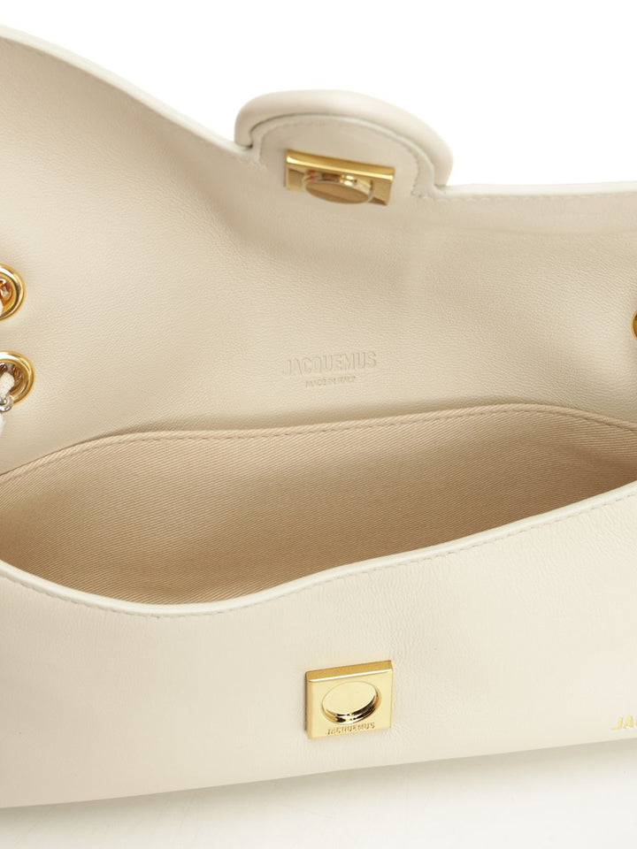 Jacquemus Le Bambino Chaine Shoulder Bags - White | 653e088ea76add8762d677d35014efbd280fe2db