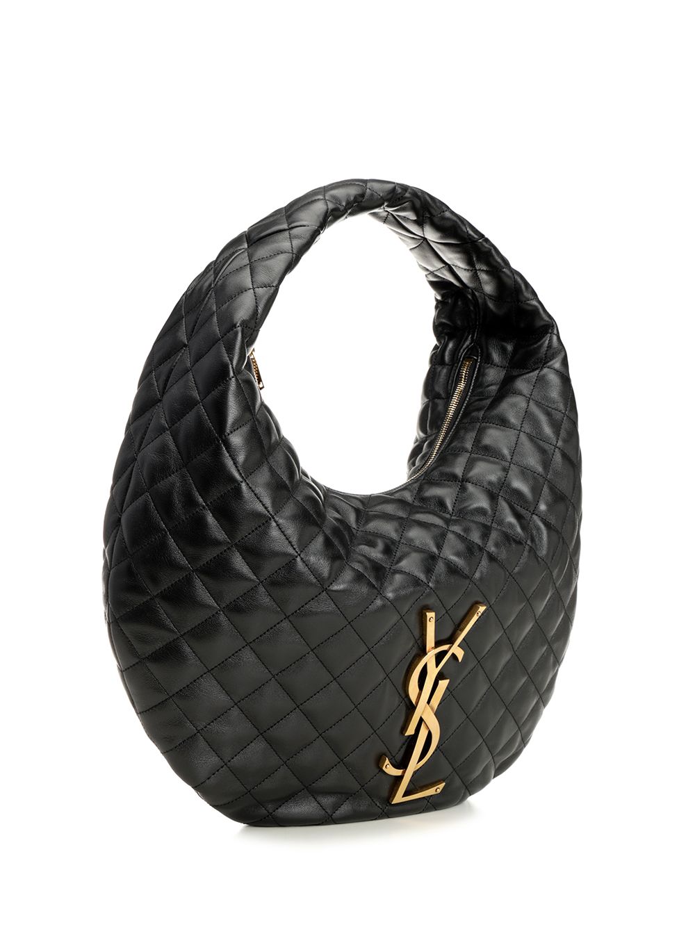 Saint Laurent Ysl Bo Icare Hobo Shoulder Bags - Black | ef9381fe188622e17f095dfe47d471a1500919a2