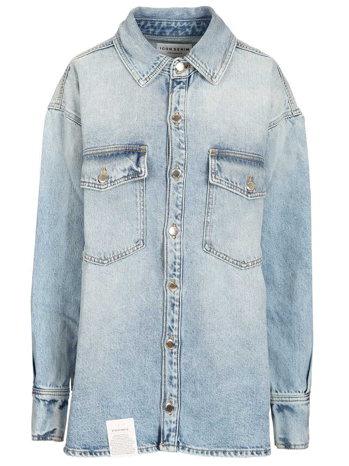 Icon Denim Noa Shirts - Blue | f4a581ad587876df5995e55fdcdad574d264e03e