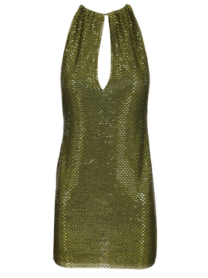 Self-Portrait Mini Dress Dresses - Green | 7f43790667029b872d3349c8152407230cd12fb8