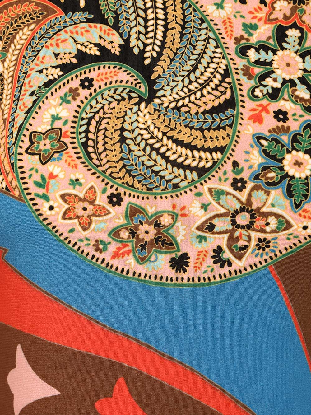 Etro Long-Sleeved Top With Paisley Print Tops - Multicolor | 243348983d1edb3c1ce0c4f2f6178f900c27808b