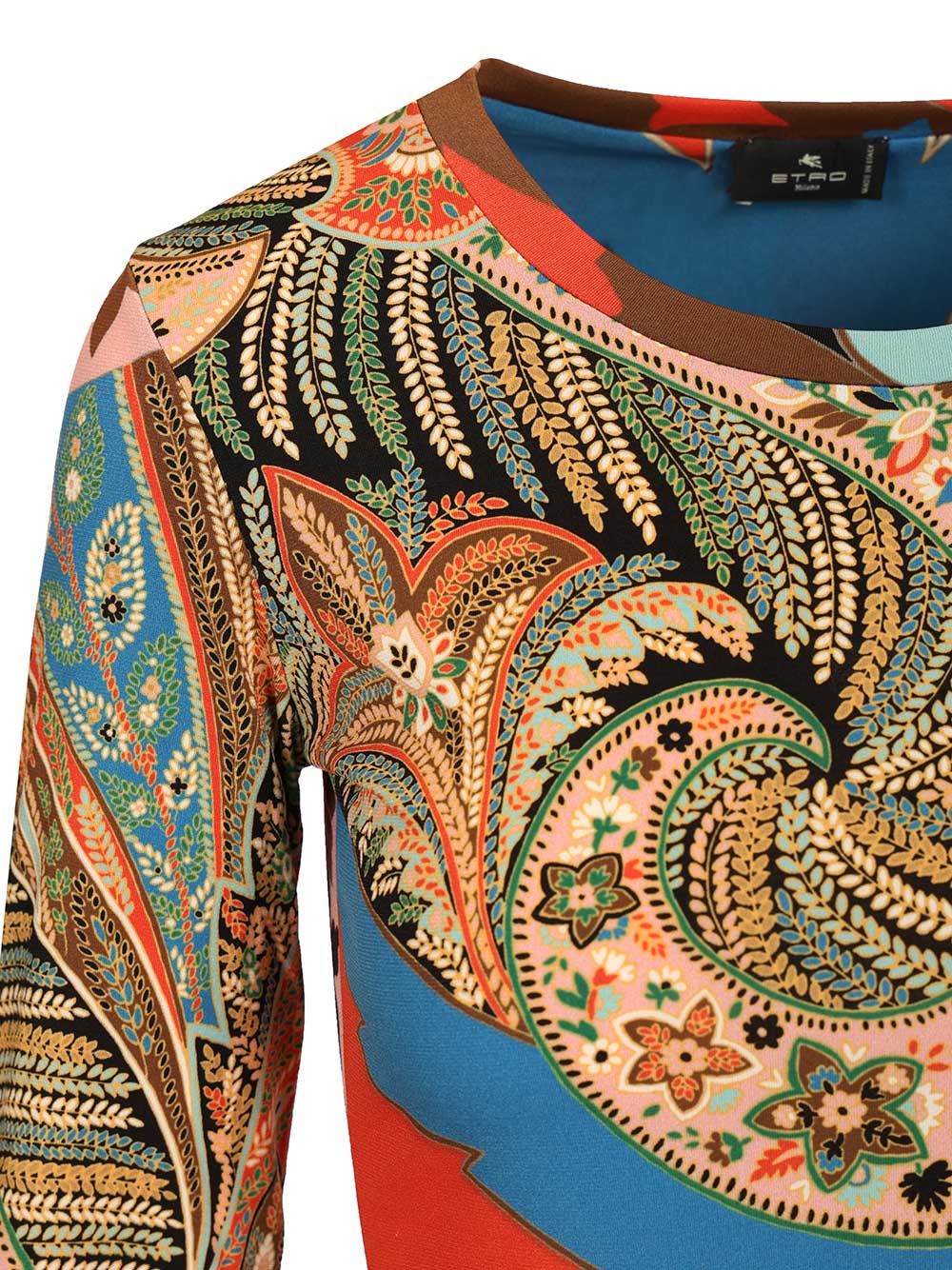 Etro Long-Sleeved Top With Paisley Print Tops - Multicolor | 44ce34a2e15b39c4d5fcab54261a820d5c775a36