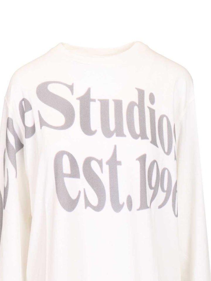 Acne Studios Logo T-Shirt - White | 8bf56906eea669c1611b81b3d56de47431ab05a3
