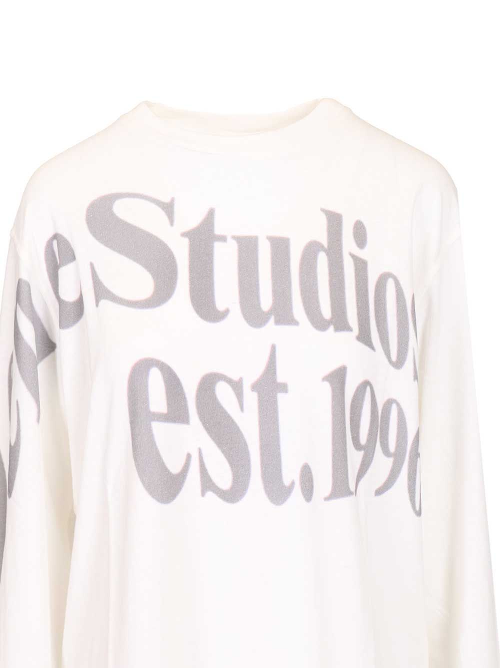 Acne Studios Logo T-Shirt - White | 8bf56906eea669c1611b81b3d56de47431ab05a3